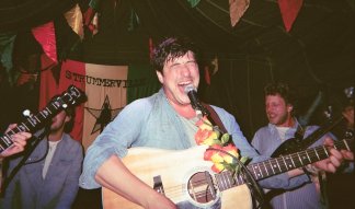 One of Haney's famous shots of the lead singer of Mumford and Sons. image from: bing.com