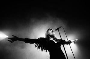 Miss Florence spreading her fairy wings so fans can soak up her glittery glow. photo via bing.com